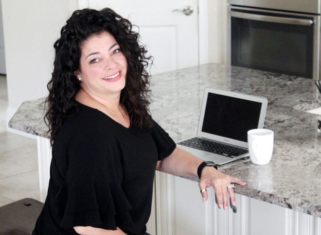 Fran in kitchen